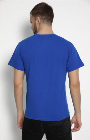 Tricou barbati, imprimeu simplu - fara model, Albastru [1]