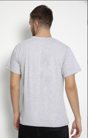 Tricou barbati, imprimeu simplu - fara model, Gri [1]