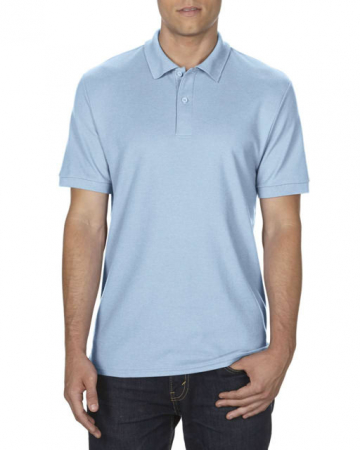 Tricou polo pentru barbati, material bumbac si elastan, culoare albastru deschis [1]