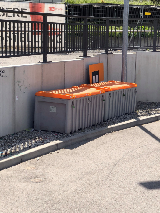 Cutie depozitare scule CEMBox 750 l, gri-portocaliu [3]