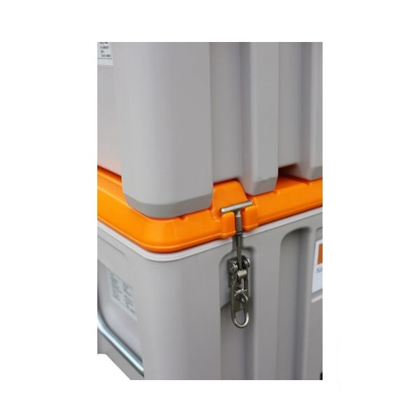 Cutie depozitare scule CEMBox Trolley 150 l, gri-portocaliu [3]