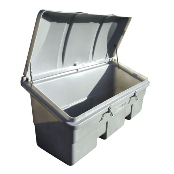 Cutie depozitare scule pentru autovehicule 750 l, gri [2]