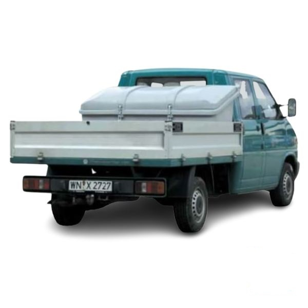 Cutie depozitare scule pentru autovehicule 750 l, gri [3]