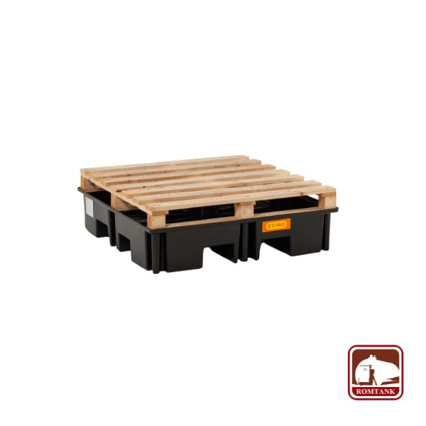 Cuva de retentie din PE fara gratar 123x123x26 cm, volum 220 l [3]