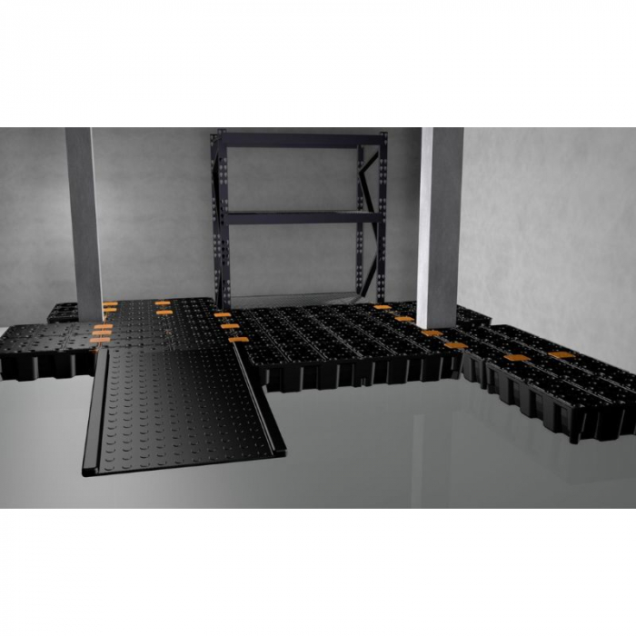Cuva de retentie din PE cu gratar 80x40x18 cm, volum 35 l [3]