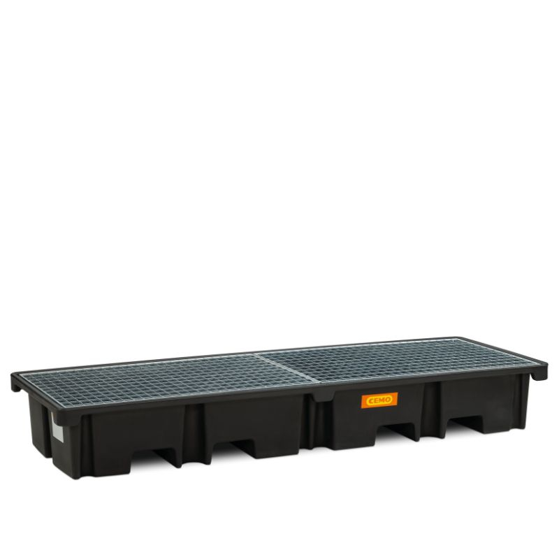 Cuva de retentie din PE cu gratar metalic 242x88x36 cm, volum 425 l [3]