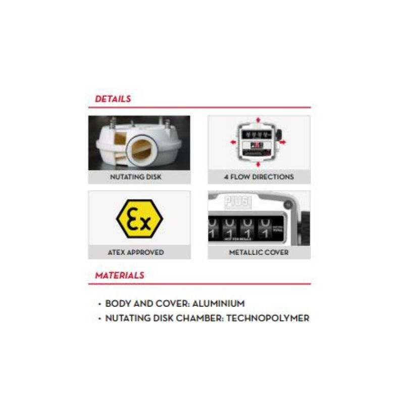 Debitmetru mecanic K150 ATEX pentru benzina si kerosen [4]