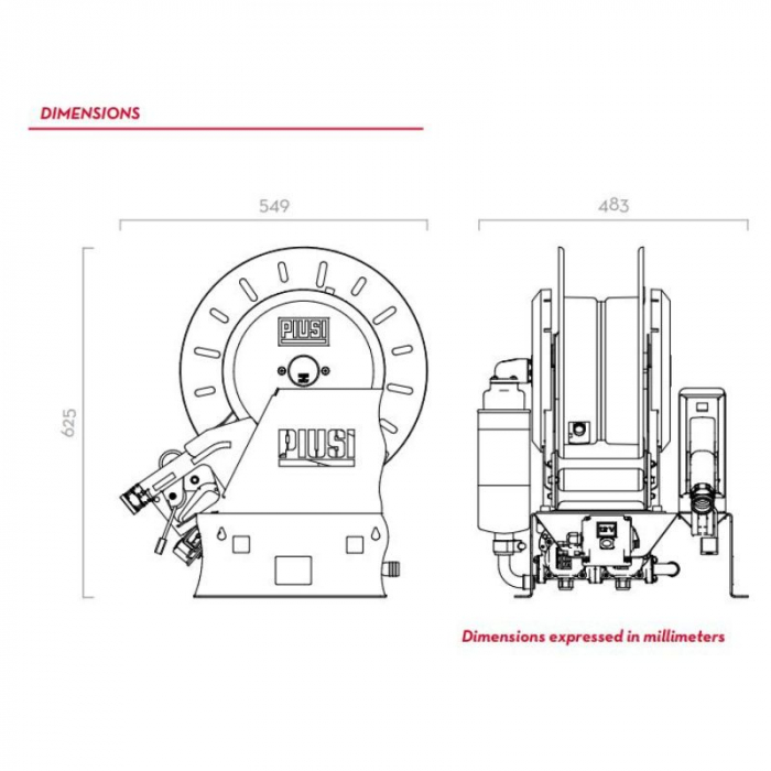Kit PITSTOP 24V pentru transfer motorina cu tambur automat si 14M furtun [3]