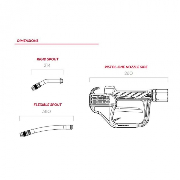 Pistol-One pentru ulei cu spout fix [2]