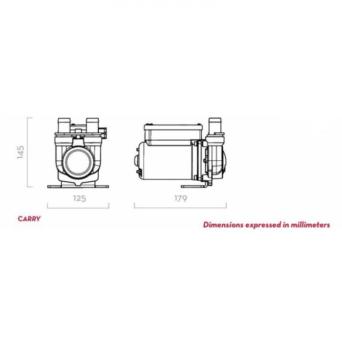 Pompa electrica pentru transfer motorina CARRY 3000 12V [2]