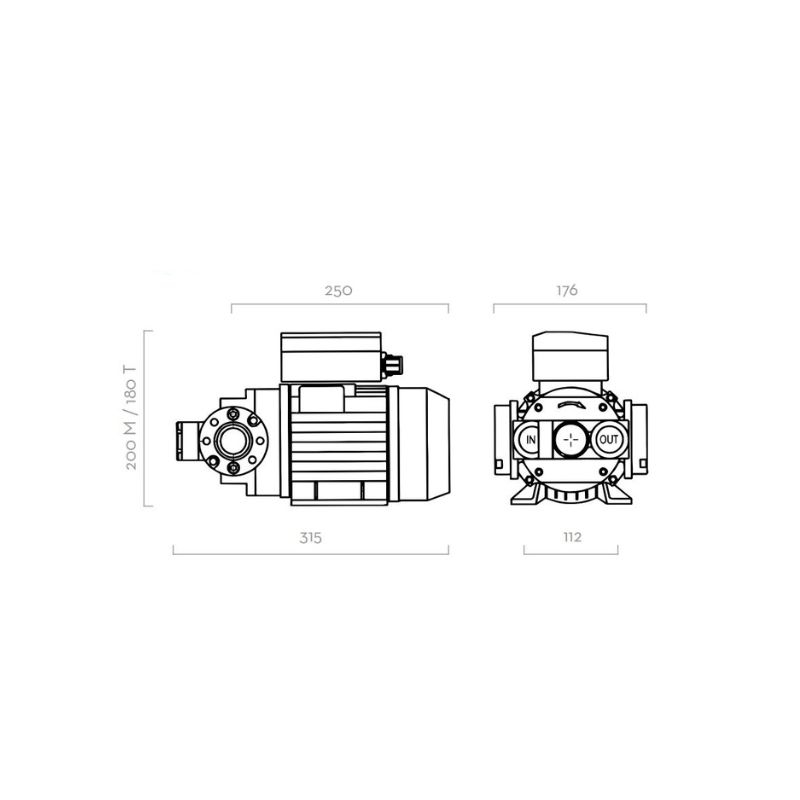 Pompa electrica pentru transfer motorina E80 T, 230V [2]