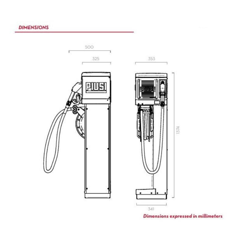 Pompa motorina CUBE 70 B.SMART 230V PROEIGHT - acces 10 utilizatori [7]