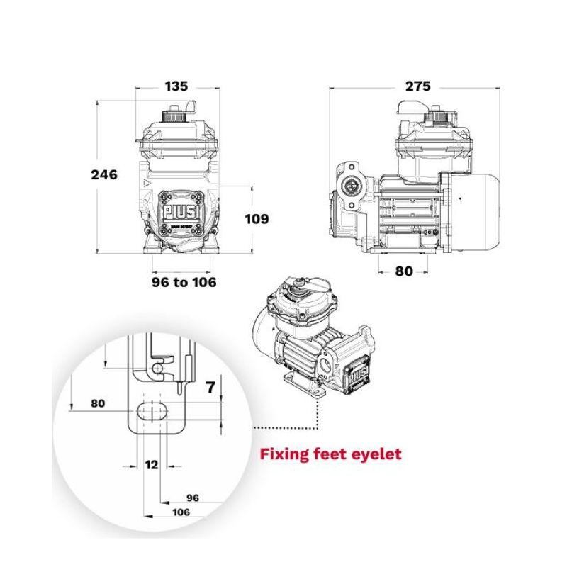 Pompa PANTHER EX 56 230V pentru transfer benzina, kerosene, Avgas, Jet A/A1 [2]