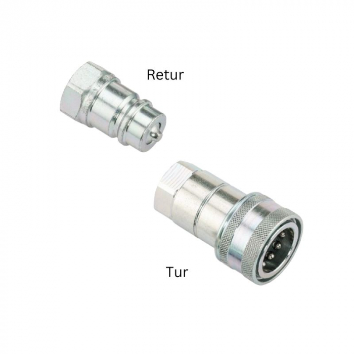 Rezervor generator DT MOBIL PRO PE 440 cu 2 conexiuni cu cuplare rapidă (1 x tur, 1 x retur) [4]