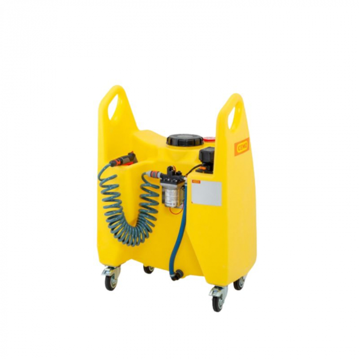 Rezervor mobil pentru apa tip carucior, 130 L, cu baterie CAS [2]