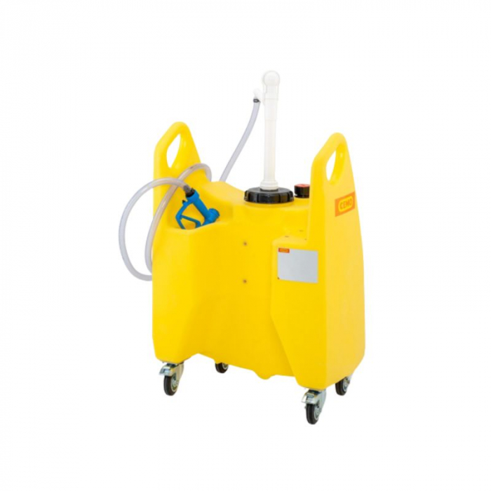 Rezervor mobil pentru apa tip carucior, 130 L, cu pompa manuala [2]