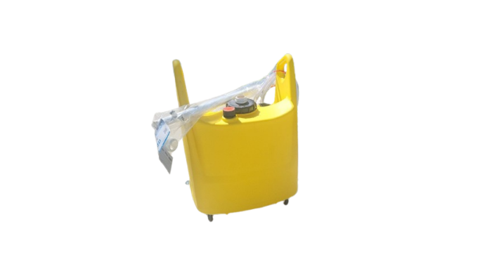 Rezervor mobil pentru apa tip carucior, 130 L, cu pompa manuala [4]