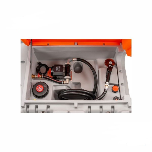Rezervor mobil pentru motorina CUBE Mobil Basic 980 L, pompa Cematic 230V [3]