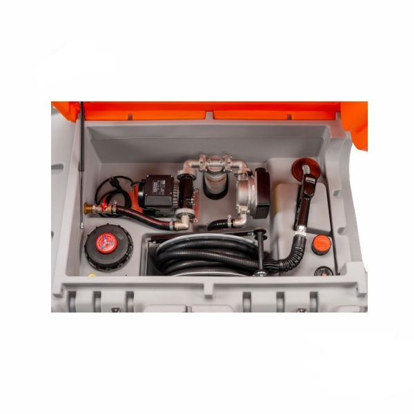 Rezervor mobil pentru motorina CUBE Mobil Premium 980 L, pompa Cematic 230V [3]