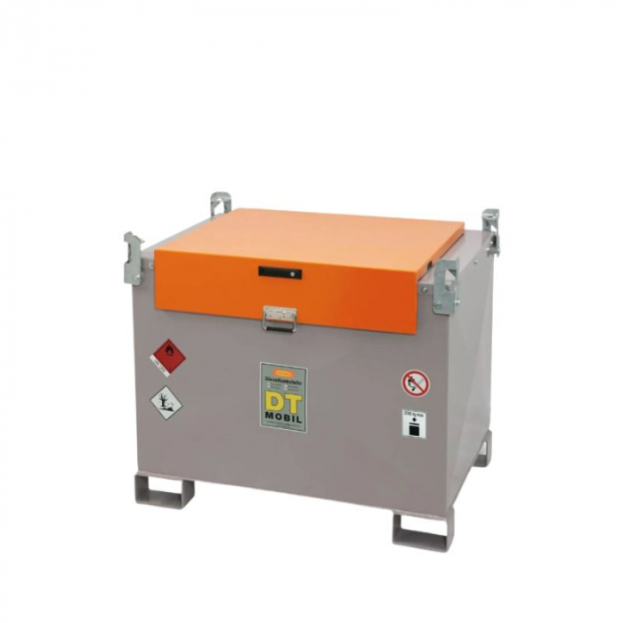 Rezervor mobil pentru motorina DT-Mobil PRO PE 440l Premium, 12V, debitmetru si tambur furtun [3]