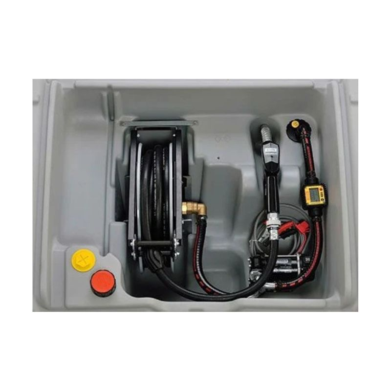 Rezervor mobil pentru motorina DT-Mobile Easy 440 L, debit 40 l/min, Premium, 12 V, capac rabatabil si tambur [2]