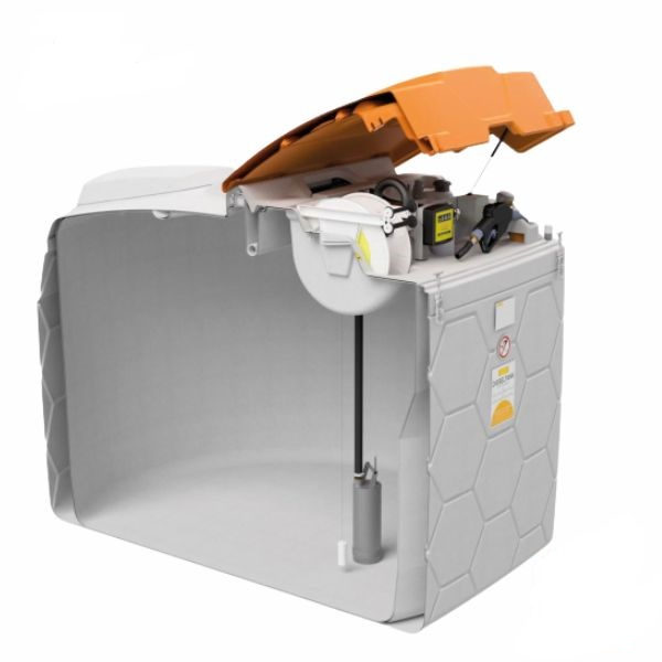 Rezervor stationar pentru motorina CUBE Outdoor Premium 5000 L, pompa CENTRI SP 80 AC, 230V [2]
