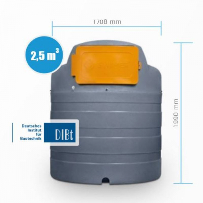 Rezervor stationar pentru motorina, perete dublu, 2500 litri, varianta optimum [3]