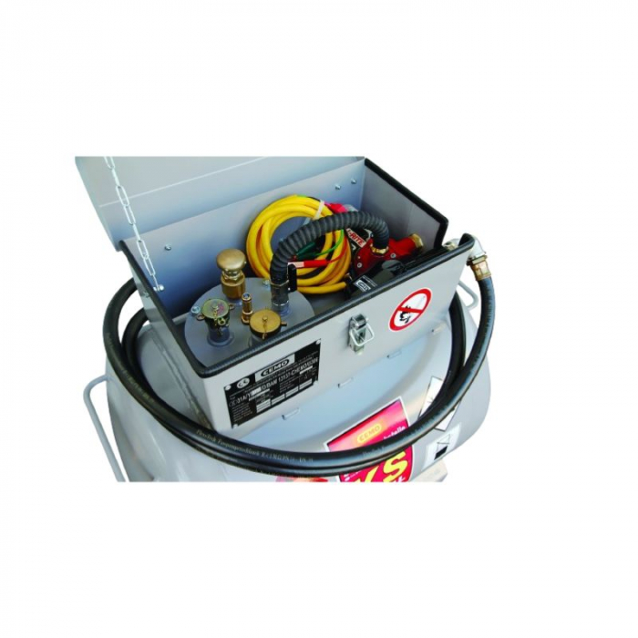 Rezervor transportabil metalic pentru benzina KS MOBIL 200 litri, 12V [2]