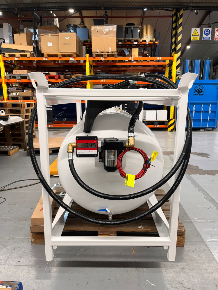 Rezervor transportabil metalic pentru motorina Mobiltank GRG 460 l, 12V, cu debitmetru [5]