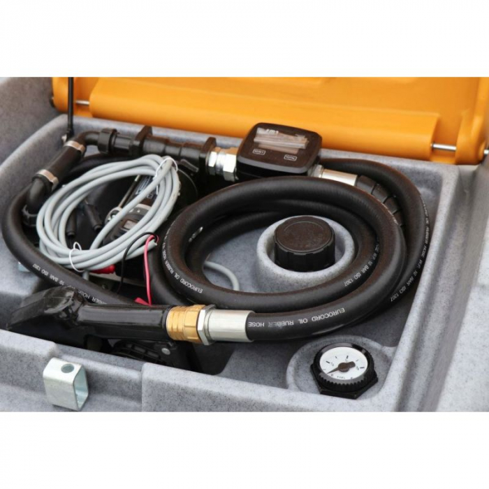 Rezervor transportabil pentru motorina Mobi 5S 200 Classic, 12V cu debitmetru electronic FMT [2]