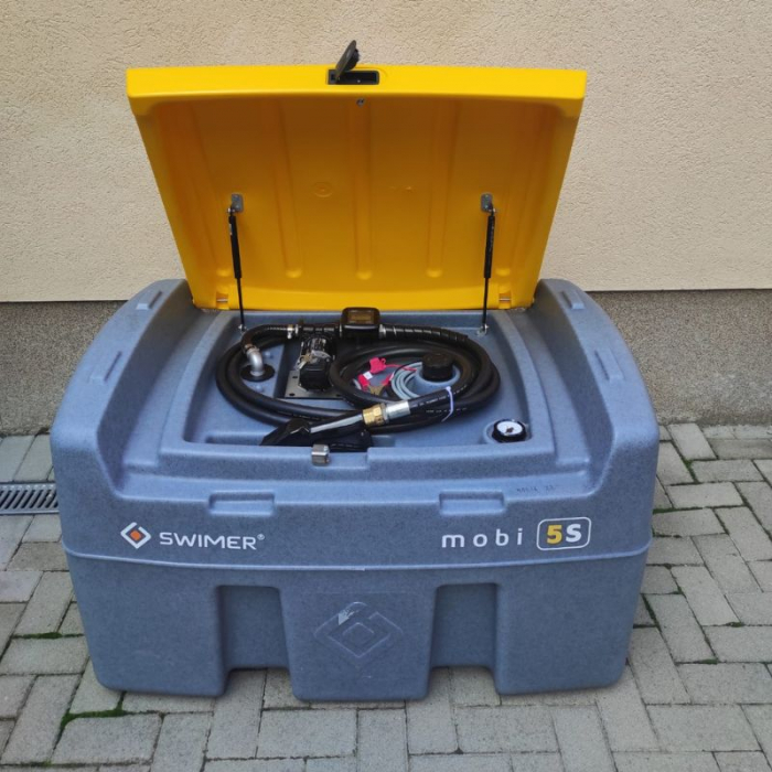 Rezervor transportabil pentru motorina Mobi 5S 400 Classic, 12V cu debitmetru electronic FMT [2]