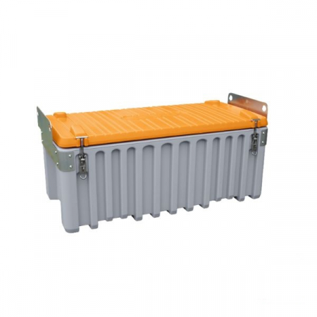 Cutii depozitare scule - Cutie depozitare scule CEMBox 250 l pentru macara, gri-portocaliu