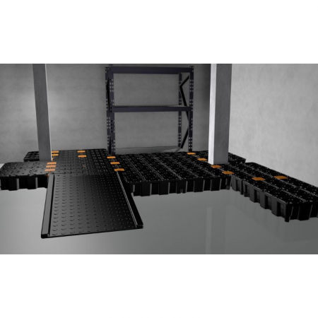 Cuva de retentie din PE cu gratar 80x60x18 cm, volum 60 l [2]