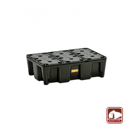 Cuve de retentie - Cuva de retentie din PE cu gratar 60x40x18 cm, volum 25 l