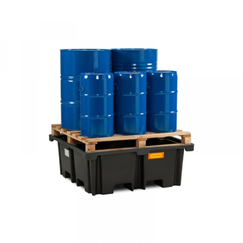 Cuve de retentie - Cuva de retentie din PE fara gratar 129x129x48 cm, volum 400 l