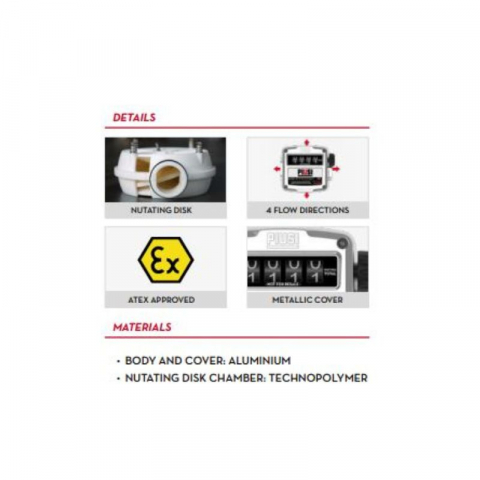 Debitmetru mecanic K150 ATEX pentru benzina si kerosen [3]