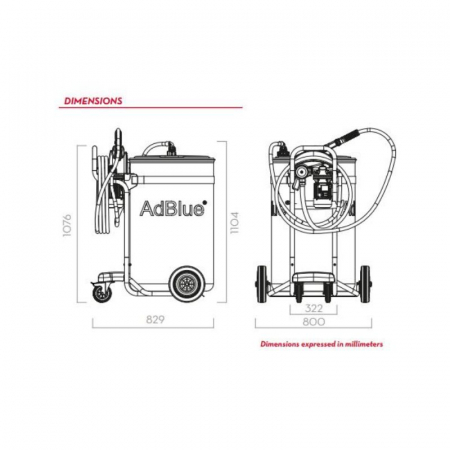 Kit mobil transfer Adblue® FLIPPER AC 230V [2]