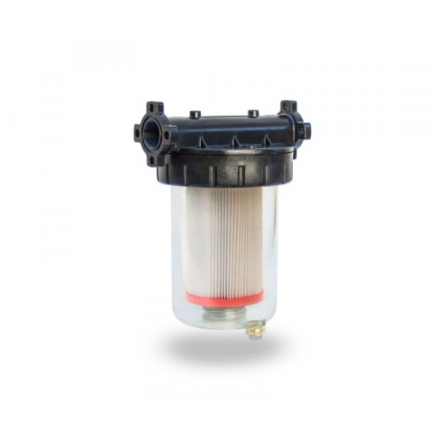 Filtre - Microfiltru transparent pentru filtrarea de AdBlue, antigel, lichid de parbriz, apa, FG-100, 1'' GAS (BSP)