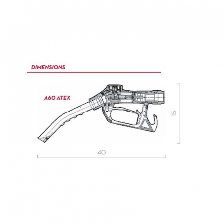 Pistol automat certificat ATEX pentru motorina, benzina, kerosen A60 [1]