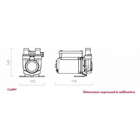 Pompa electrica pentru transfer motorina CARRY 3000 12V [1]