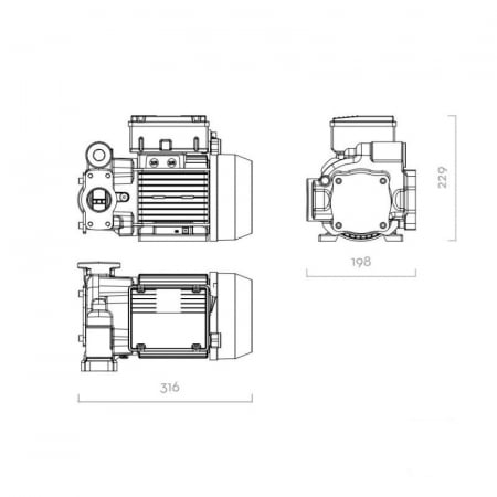 Pompa electrica pentru transfer motorina E140, 230V [3]