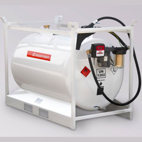 Rezervor mobil metalic pentru benzina Mobiltank GRG 350 l, 220V, cu debitmetru si filtru [1]