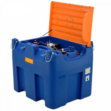 Produse - Rezervor mobil pentru AdBlue 980 L, cu pompa electrica de 12V, cu capac suspendat