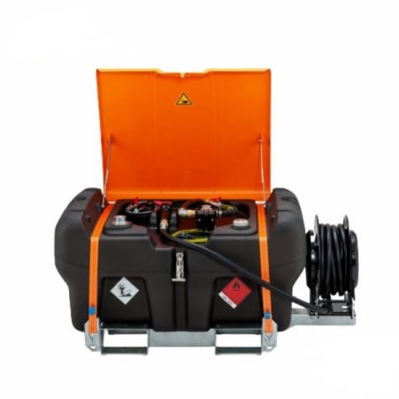 Rezervor mobil pentru benzina KS Mobil Easy 330 L Premium, cu pompa electrica 12 V, 25 L/min, capac si tambur pentru furtun [1]
