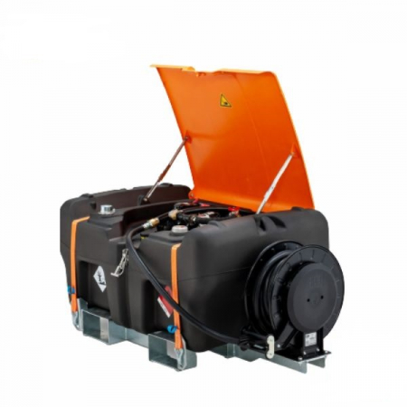 Produse - Rezervor mobil pentru benzina KS Mobil Easy 330 L Premium, cu pompa electrica 12 V, 25 L/min, capac si tambur pentru furtun