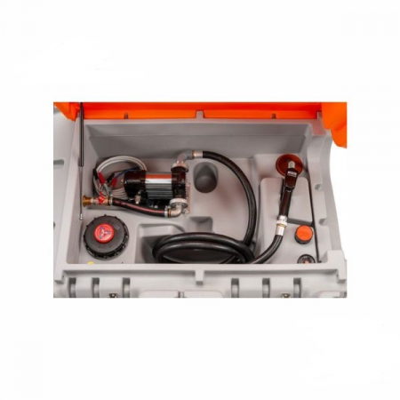 Rezervor mobil pentru motorina CUBE Mobil Basic 980 L, pompa Bipump, 12V [1]