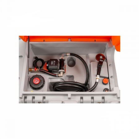 Rezervor mobil pentru motorina CUBE Mobil Basic 980 L, pompa Cematic 230V [2]