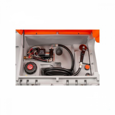 Rezervor mobil pentru motorina CUBE Mobil Basic 980 L, pompa Cematic Duo 24/12V [2]