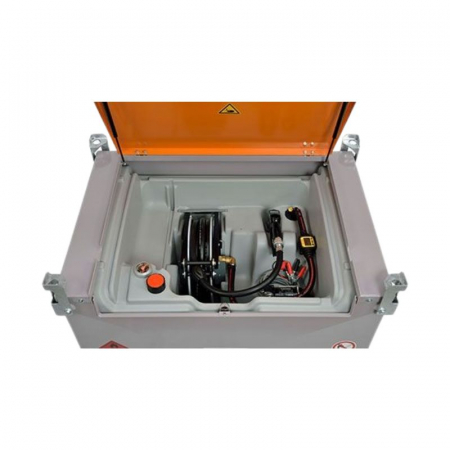 Rezervor mobil pentru motorina DT-Mobil PRO PE 440l Premium, 12V, debitmetru si tambur furtun [1]