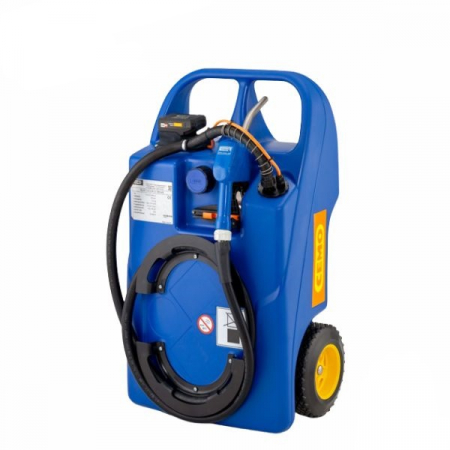 Rezervoare mobile pentru AdBlue - Rezervor mobil tip carucior pentru AdBlue, 100 L, cu baterie CAS si incarcator de baterie